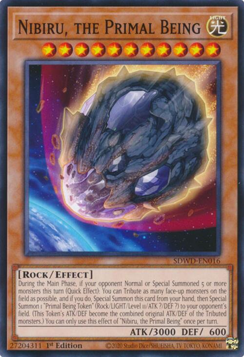 Nibiru, the Primal Being [SDWD-EN016] Common Yu-Gi-Oh!