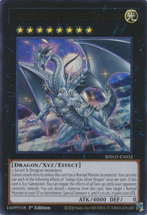 Indigo-Eyes Silver Dragon [SDWD-EN032] Ultra Rare Yu-Gi-Oh!