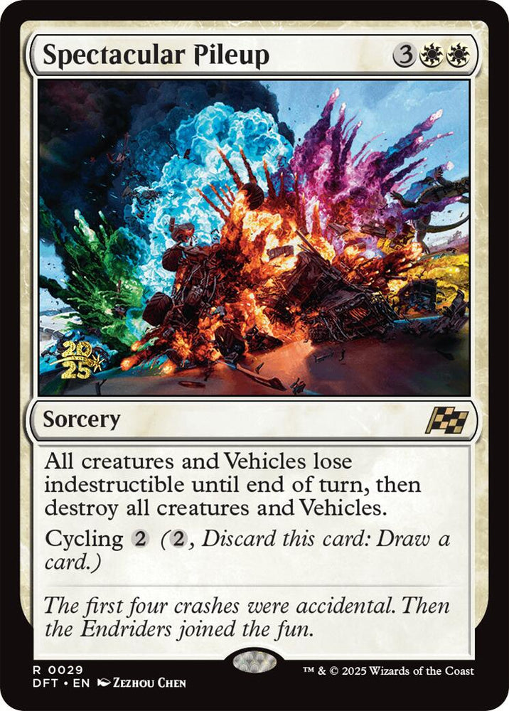 Spectacular Pileup [Aetherdrift Prerelease Promos] Magic: The Gathering