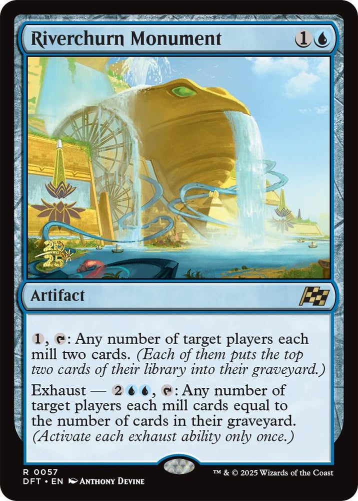 Riverchurn Monument [Aetherdrift Prerelease Promos] Magic: The Gathering