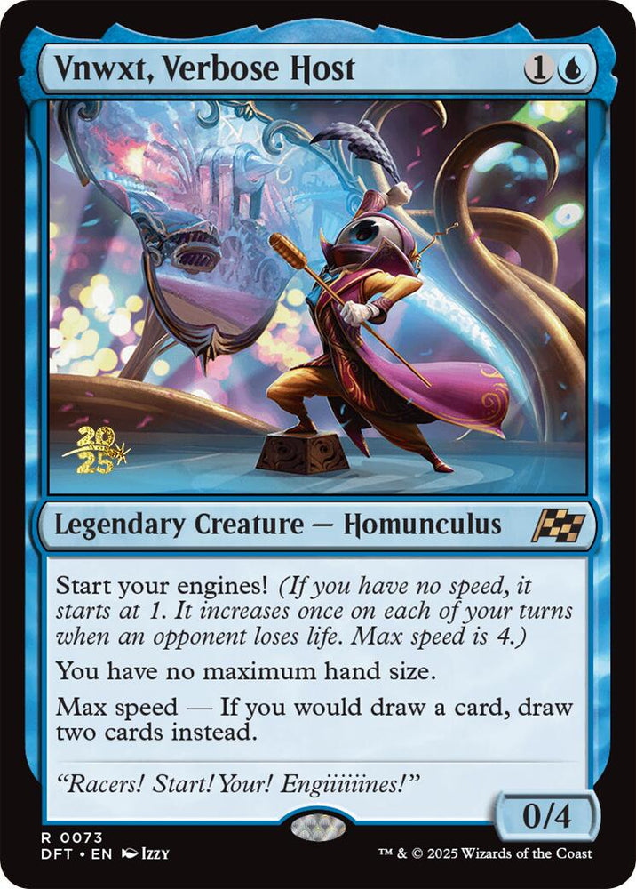 Vnwxt, Verbose Host [Aetherdrift Prerelease Promos] Magic: The Gathering