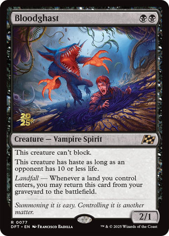 Bloodghast [Aetherdrift Prerelease Promos] Magic: The Gathering