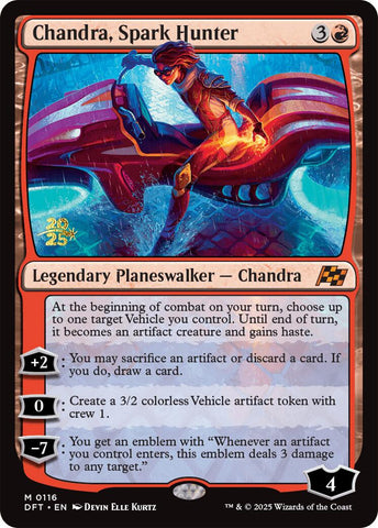 Chandra, Spark Hunter [Aetherdrift Prerelease Promos] Magic: The Gathering