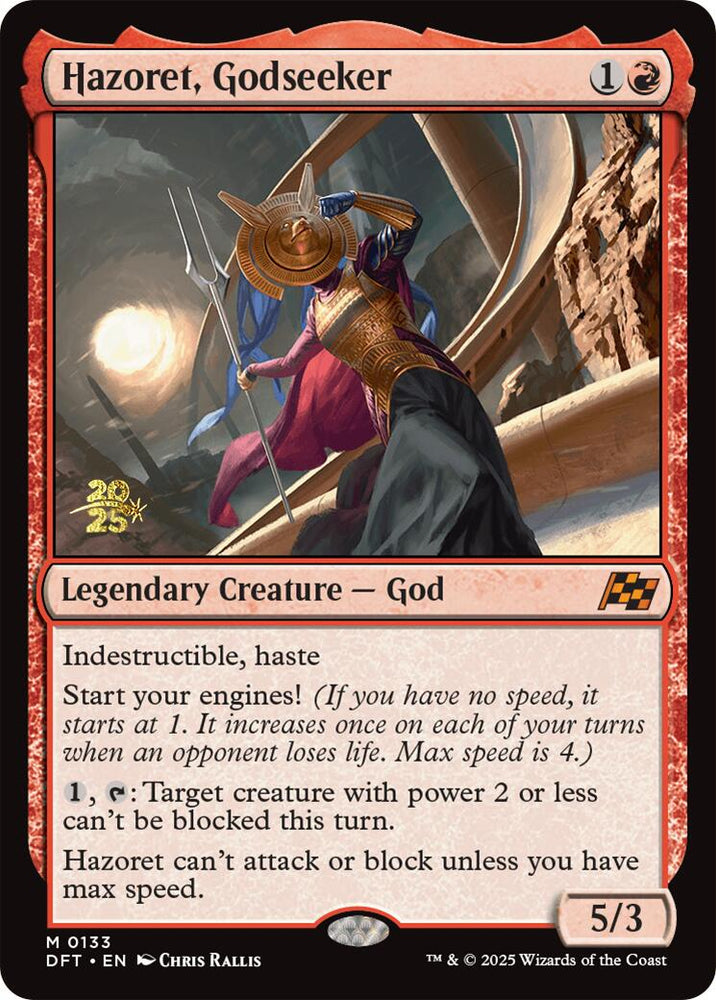 Hazoret, Godseeker [Aetherdrift Prerelease Promos] Magic: The Gathering