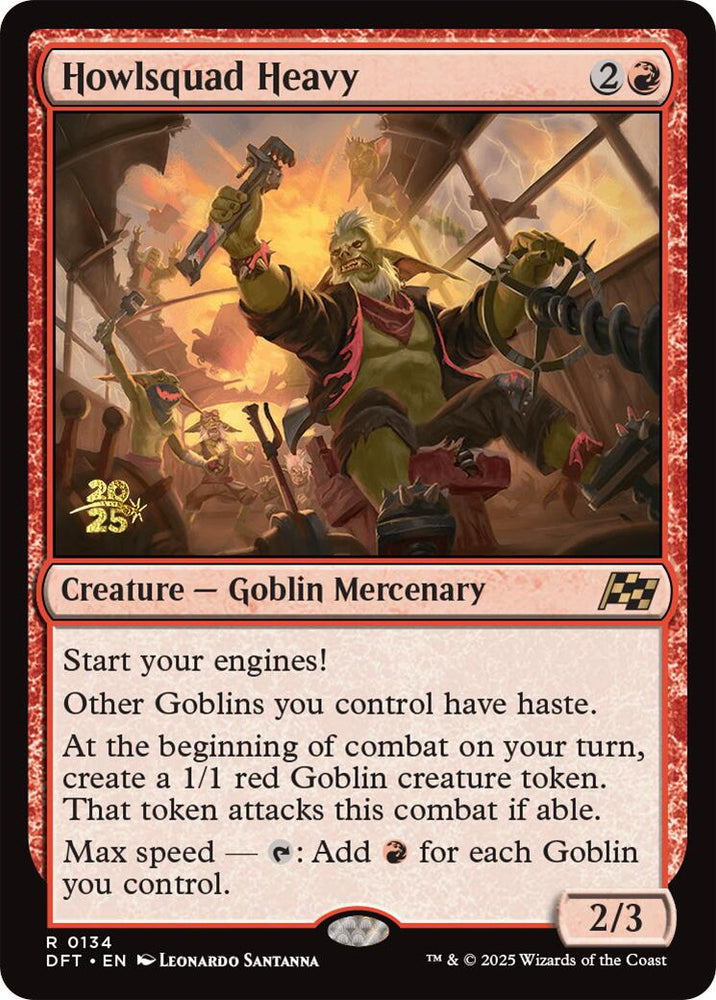 Howlsquad Heavy [Aetherdrift Prerelease Promos] Magic: The Gathering