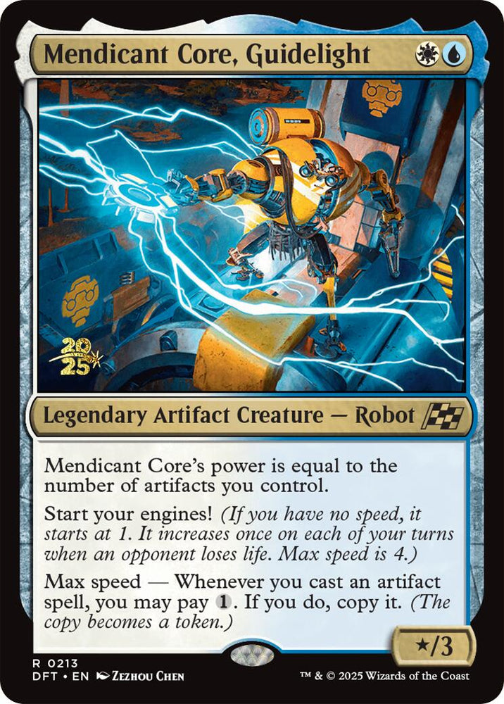 Mendicant Core, Guidelight [Aetherdrift Prerelease Promos] Magic: The Gathering