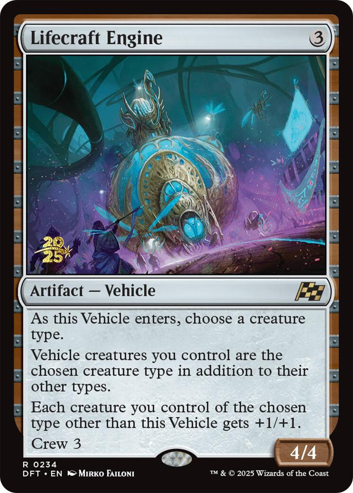 Lifecraft Engine [Aetherdrift Prerelease Promos] Magic: The Gathering
