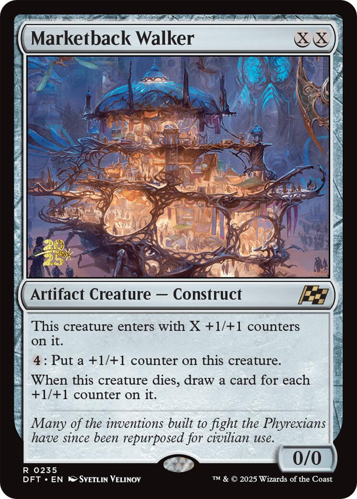 Marketback Walker [Aetherdrift Prerelease Promos] Magic: The Gathering