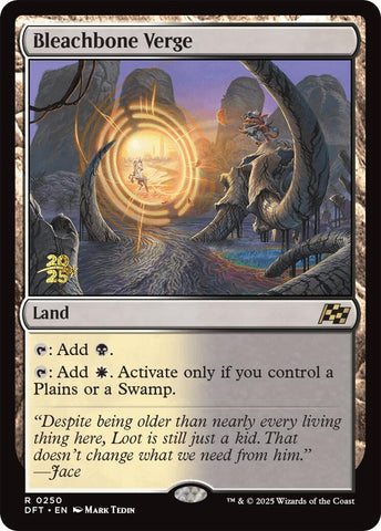 Bleachbone Verge [Aetherdrift Prerelease Promos] Magic: The Gathering