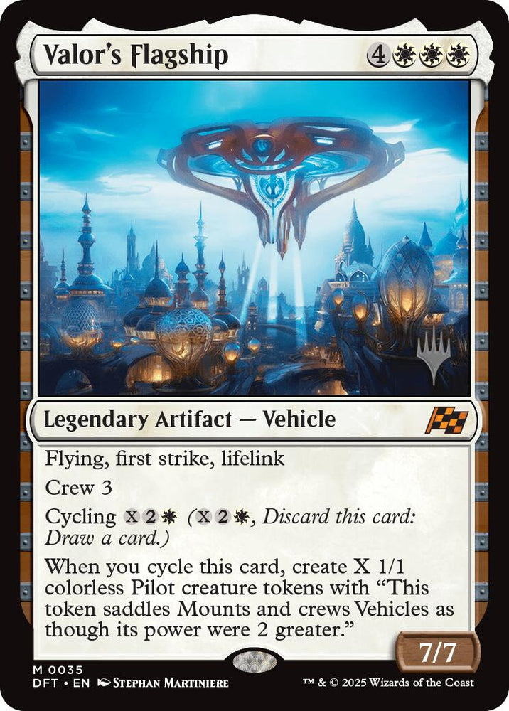 Valor's Flagship (Promo Pack) [Aetherdrift Promos] Magic: The Gathering