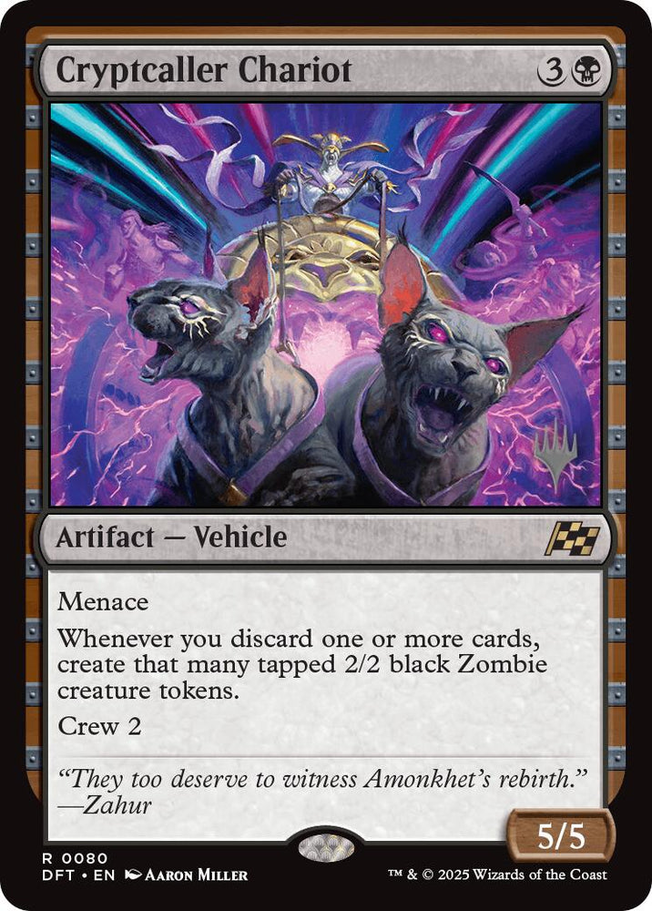 Cryptcaller Chariot (Promo Pack) [Aetherdrift Promos] Magic: The Gathering