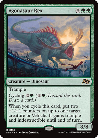 Agonasaur Rex (Promo Pack) [Aetherdrift Promos] Magic: The Gathering