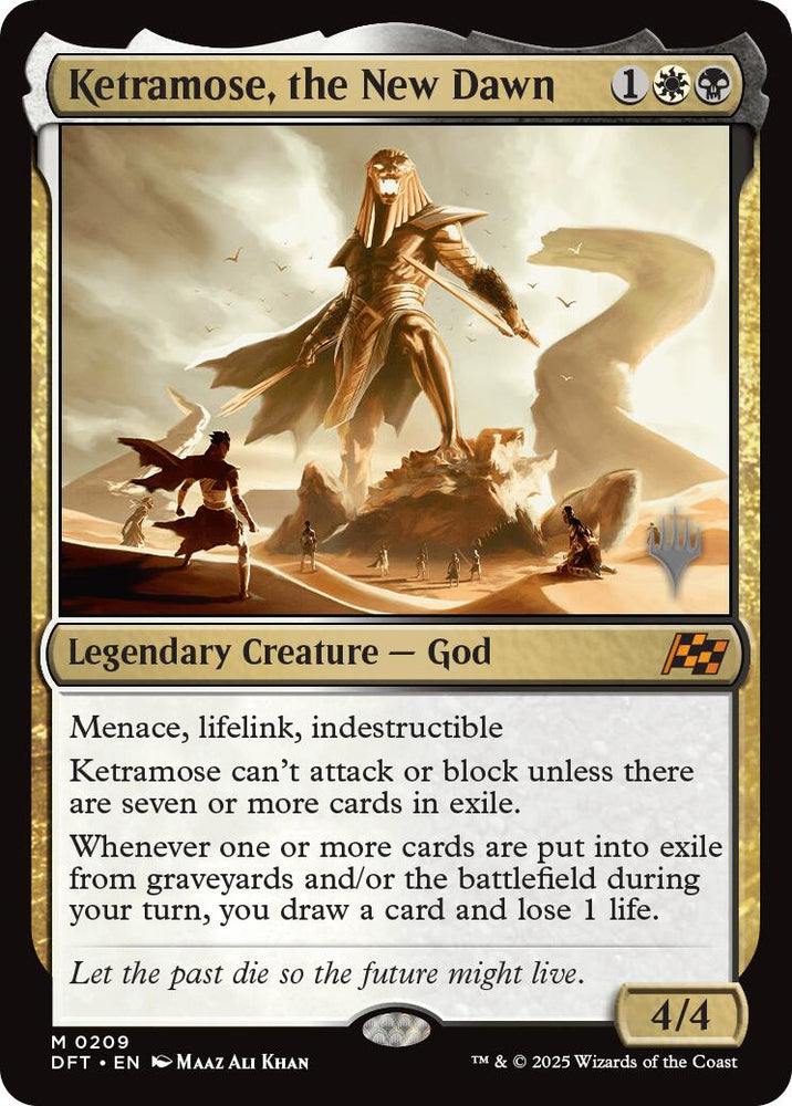 Ketramose, the New Dawn (Promo Pack) [Aetherdrift Promos] Magic: The Gathering