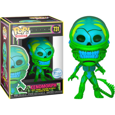 Funko Pop Alien Xenomorph (1979) Blacklight #731 Pop Exclusive Edition FUNKO