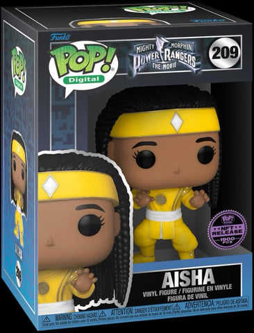 Funko POP! Digital Aisha NFT Exclusive Physical Pop, Yellow FUNKO