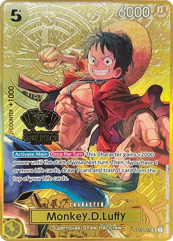 Monkey.D.Luffy (Japanese Version 2nd Anniversary Set) [One Piece Promotion Cards] Bandai