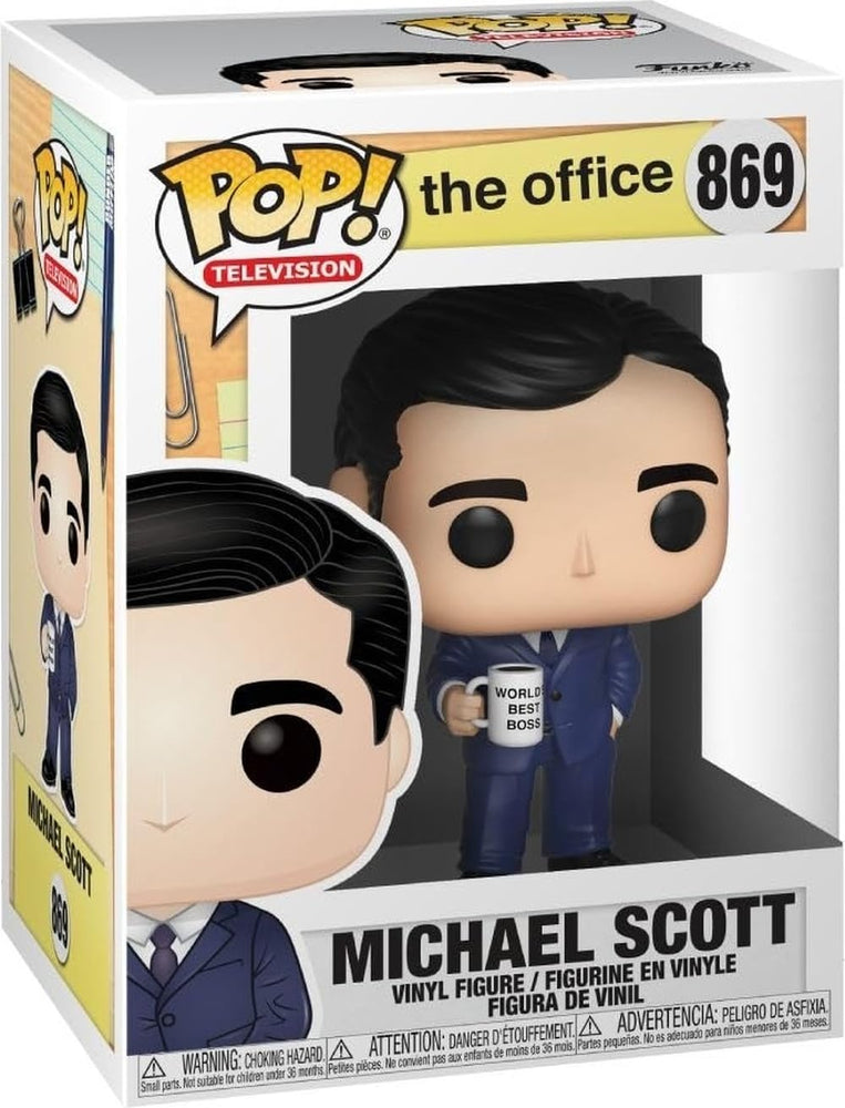 Funko Pop TV: The Office - Michael Scott - Collectable Vinyl Figure - Gift Idea - Official Merchandise - Toys for Kids & Adults - Comedy Fans - Model Figure for Collectors and Display FUNKO