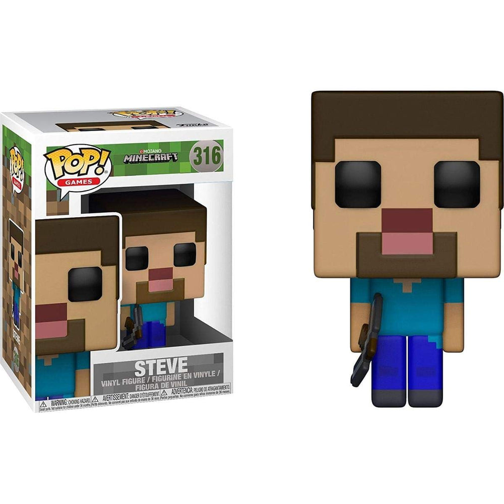Funko POP! Games: Minecraft - Steve Collectible Figure FUNKO