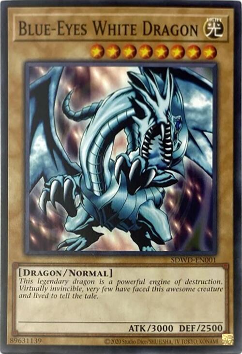 Blue-Eyes White Dragon (Unlimited Misprint) [SDWD-EN001] Common Yu-Gi-Oh!