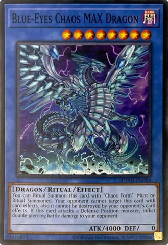 Blue-Eyes Chaos MAX Dragon (Unlimited Misprint) [SDWD-EN009] Common Yu-Gi-Oh!