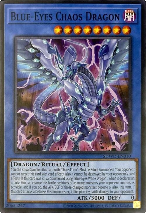 Blue-Eyes Chaos Dragon (Unlimited Misprint) [SDWD-EN010] Common Yu-Gi-Oh!