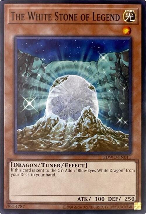 The White Stone of Legend (Unlimited Misprint) [SDWD-EN011] Common Yu-Gi-Oh!
