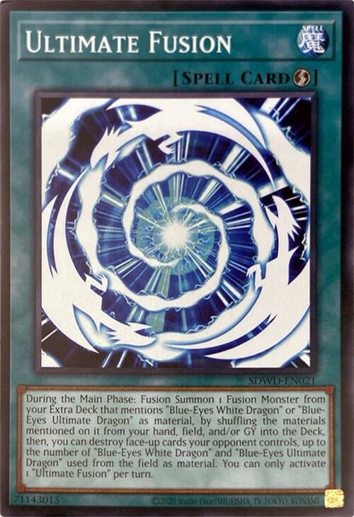 Ultimate Fusion (Unlimited Misprint) [SDWD-EN021] Common Yu-Gi-Oh!