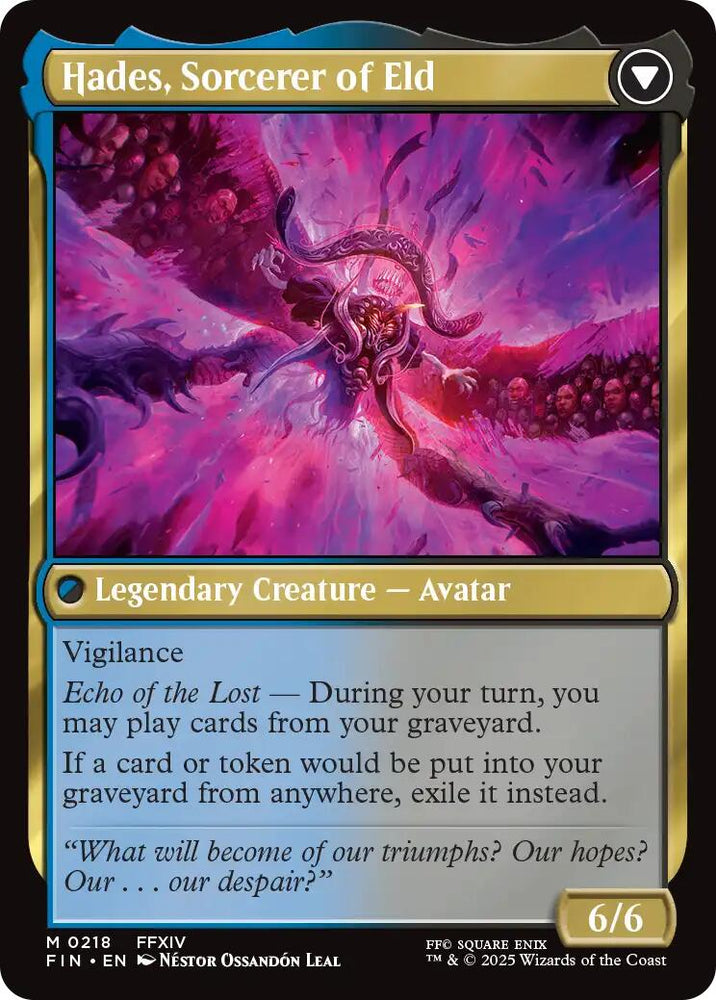 Emet-Selch, Unsundered // Hades, Sorcerer of Eld [FINAL FANTASY] Magic: The Gathering