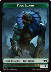 Frog Lizard // Dragon (0014) Double-Sided Token [Tarkir: Dragonstorm Commander Tokens] Magic: The Gathering