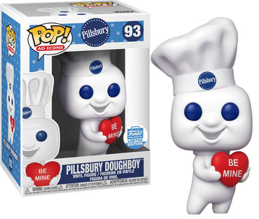 Funko POP! Ad Icons: Pillsbury Doughboy with Heart #93 Exclusive Bundled with Free PET Compatible .5mm Extra Rigged Protector FUNKO