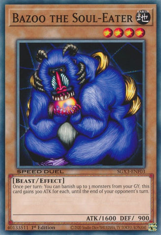 Bazoo the Soul-Eater [SGX3-ENF03] Common Yu-Gi-Oh!
