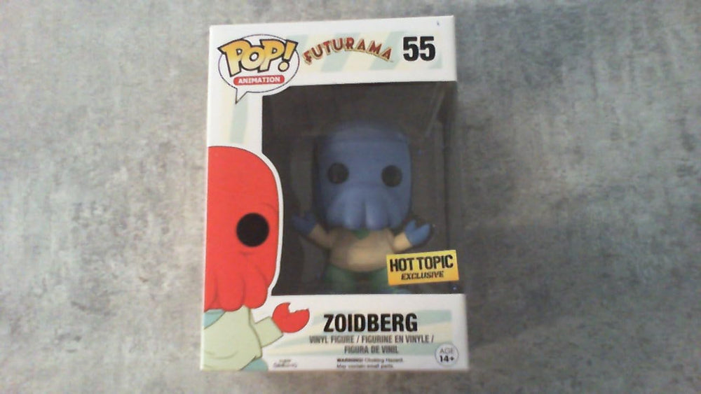 FunKo POP! Futurama Alternate Universe Blue Zoidberg Vinyl Figure #55 Exclusive FUNKO