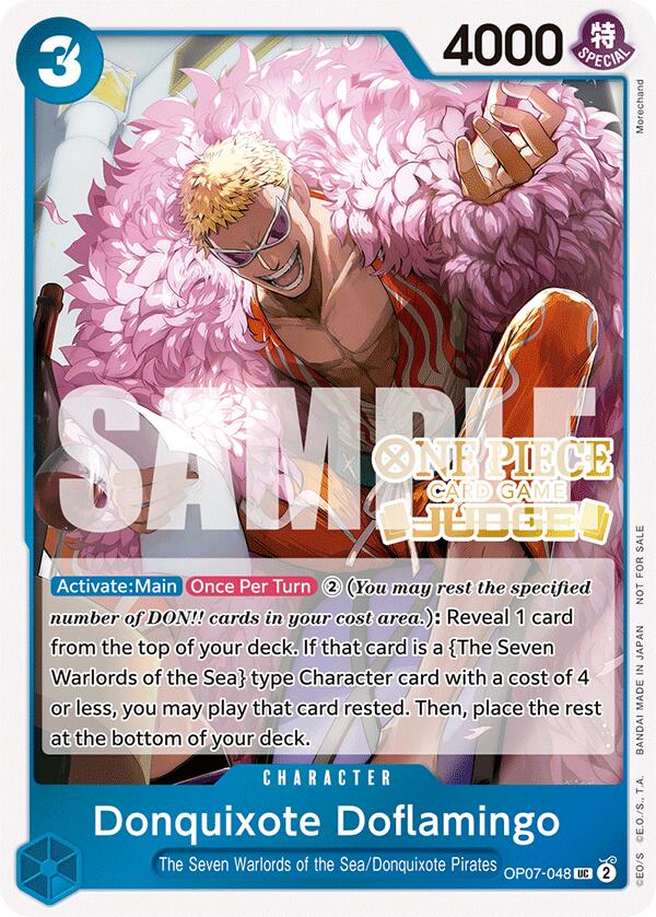 Donquixote Doflamingo (Judge Pack Vol. 5) [One Piece Promotion Cards] Bandai