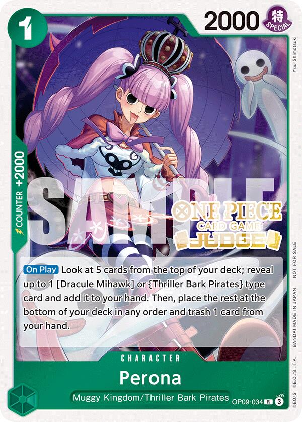 Perona (Judge Pack Vol. 5) [One Piece Promotion Cards] Bandai
