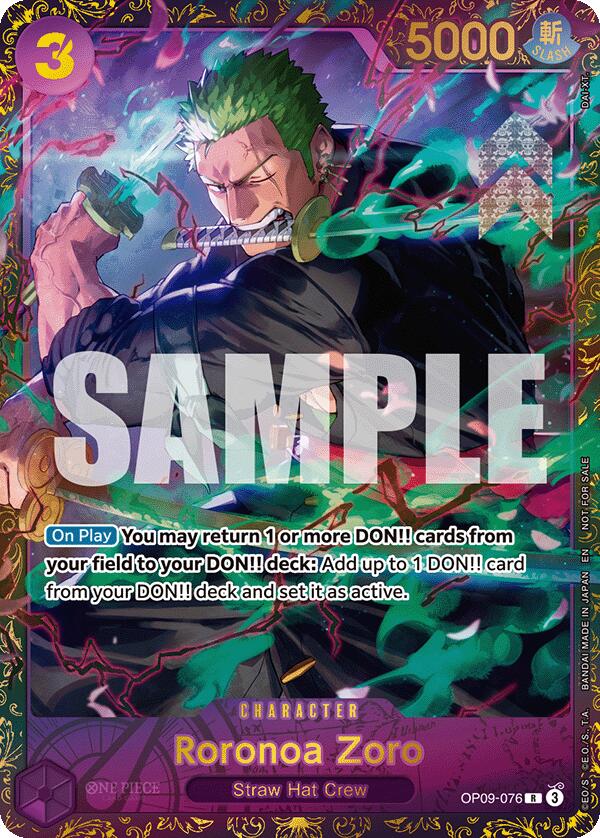 Roronoa Zoro (Championship 25-26 Regionals Season 1) [One Piece Promotion Cards] Bandai