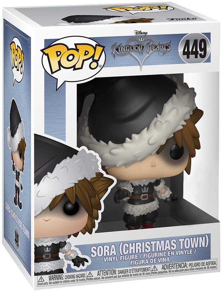 Pop Kingdom Hearts Christmas Town Sora Exclusive Vinyl Figure FUNKO