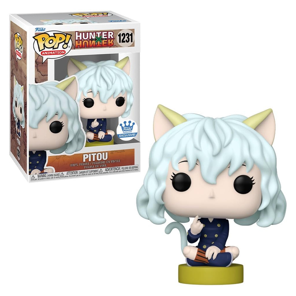 Funko Pop Hunter X Hunter Pitou Shop Exclusive: Pitou, White, Chibi Realistic, Glossy, 3.75 Inches FUNKO
