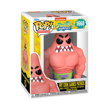 Funko Pop Animation: Spongebob Squarepants 25th Anniversary - Fry Cook Games Patrick Star - Collectable Vinyl Figure - Gift Idea - Official Merchandise - Toys for Kids & Adults FUNKO