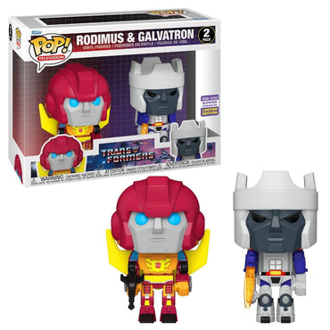 SDCC 2023 (Shared): Transformers POP! RODIMUS & GALVATRON 2-Pack FUNKO