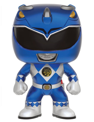 Funko POP TV: Power Rangers - Blue Ranger Metallic Gamestop Exclusive FUNKO