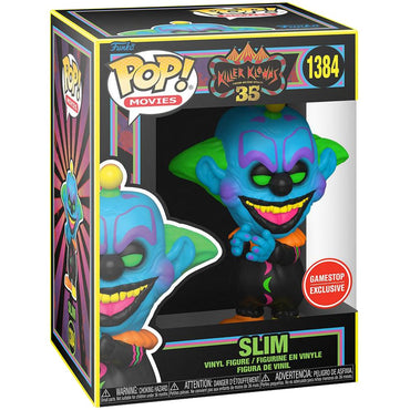 Funko POP! Slim in Blacklight Killer Klowns from Outer Space 35th Anniversary POP! Movies Gamestop Exclusive Vinyl Figure FUNKO