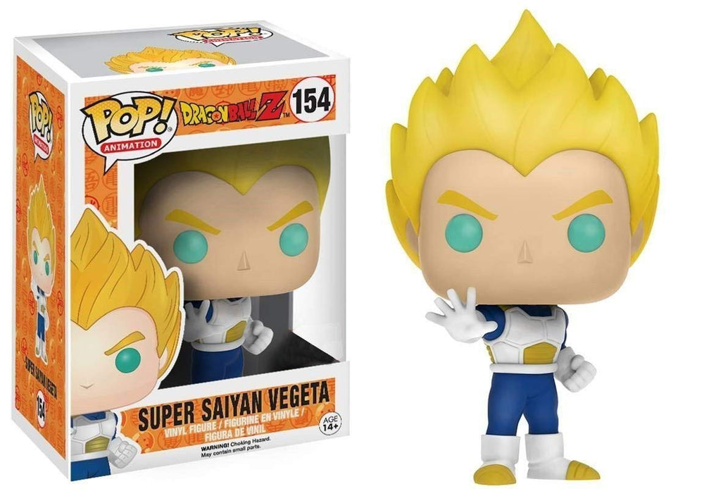 Dragon Ball Z: Super Saiyan Vegeta Funko POP Vinyl Figure AAA Anime Exclusive FUNKO