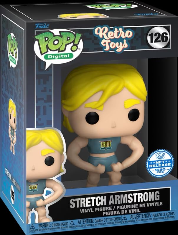 Funko POP! Digital Stretch Armstrong NFT Exclusive Physical Pop FUNKO