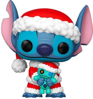 Funko POP! Lilo & Stitch - Santa Stitch with Scrump Exclusive FUNKO