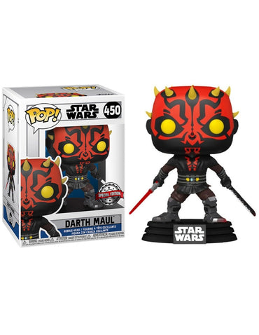 pop Funko Star Wars Clone Wars #450 Darth Maul with Darksaber Special Edition 56790 FUNKO