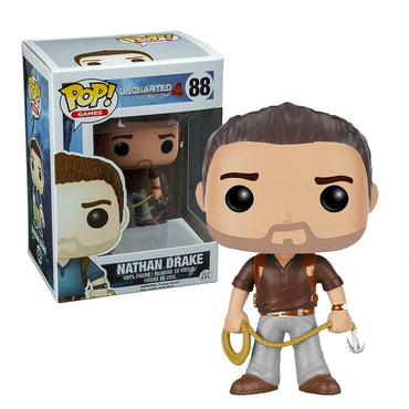 Funko POP! Games Nathan Drake Uncharted 4 Brown Shirt Vinyl Figure #88 Exclusive FUNKO