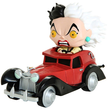 Funko 101 Dalmatians Cruella in Car POP Rides Vinyl Figure 61 Pop! Standard FUNKO