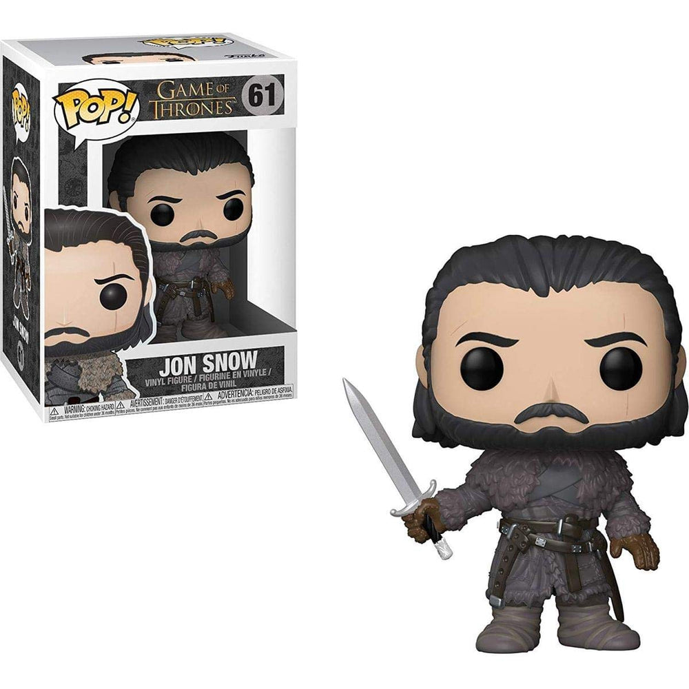 Funko POP! TV: Game of Thrones Jon Snow (Beyond The Wall) Collectible Figure, Multicolor FUNKO