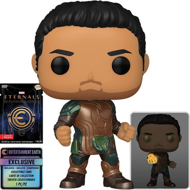 Funko Pop! Marvel Eternals #730 Gilgamesh Vinyl Figure with Collectible Card Entertainment Earth Exclusive FUNKO