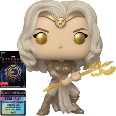 Funko Pop! Eternals: Thena Entertainment Exclusive Figure with Collectible Card FUNKO